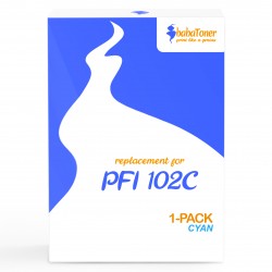 PFI 102C 0896B001 compatible Cyan Canon