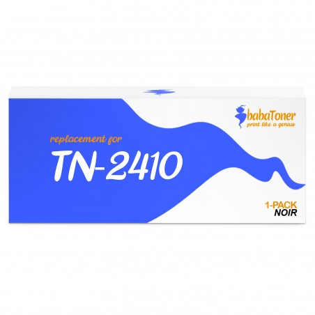 Toner BROTHER TN2410 (TN-2410) noir de 1200 pages - cartouche laser de  marque BROTHER