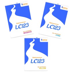 Cartouche d'encre équivalent à Brother LC123 Pack de 3 Cyan, jaune, magenta