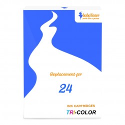 Cartouche d'encre équivalent à Lexmark 24  Couleur (cyan, magenta, jaune)