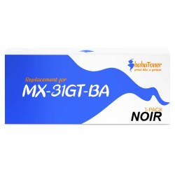 Compatible Sharp MX31GTBA Noir toner cartridge