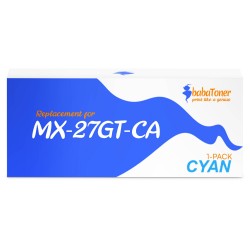 Compatible Sharp MX-27GTCA Cyan toner cartridge