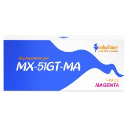 Compatible Sharp MX-51GTMA Magenta toner cartridge