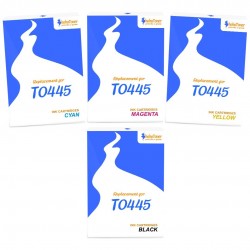 Cartouche d'encre équivalent à Epson T0445 Multipack Pack de 4 Noir, Jaune, Cyan, Magenta