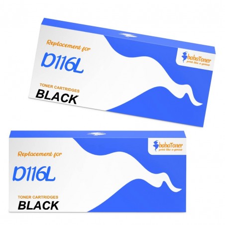 Toner équivalent à Samsung MLT-D116L Pack de 2 Noir Toner équivalent à Samsung MLT-D116L Pack de 2 Noir