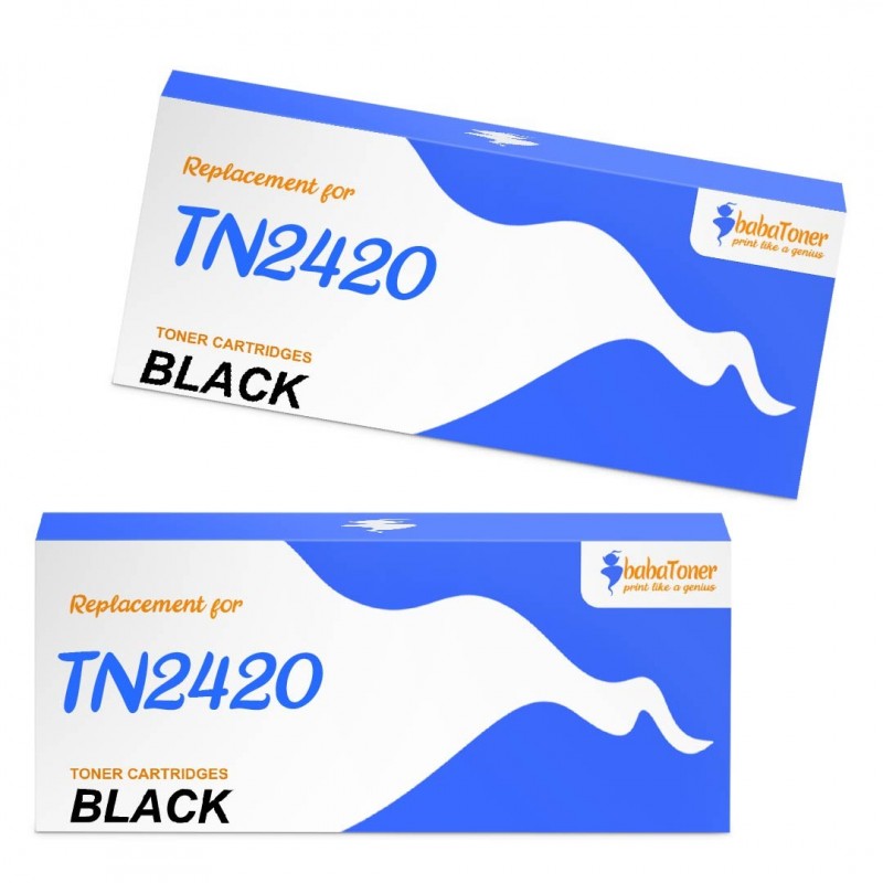 Pack de 2 cartouches compatibles Brother TN243BK