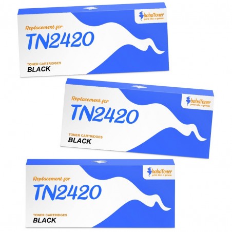 Brother TN2420 - Noir - Pack de 2 - Compatible
