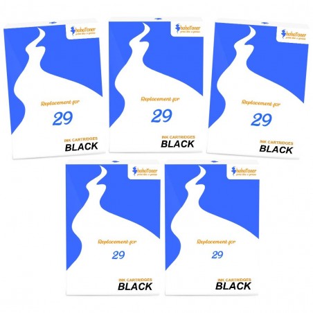 Cartouche d'encre équivalent à Epson T2981 Pack de 5 Noir Cartouche d'encre équivalent à Epson T2981 Pack de 5 Noir