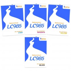 Pack de 4 cartouches de toner compatible LC985VALBP