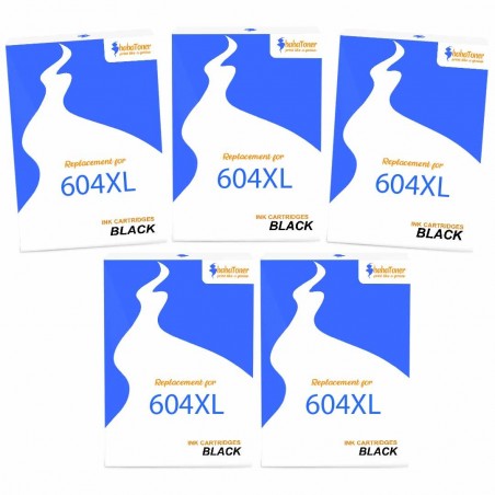 Pack de 5 Epson 604XL cartouches d'encre compatibles